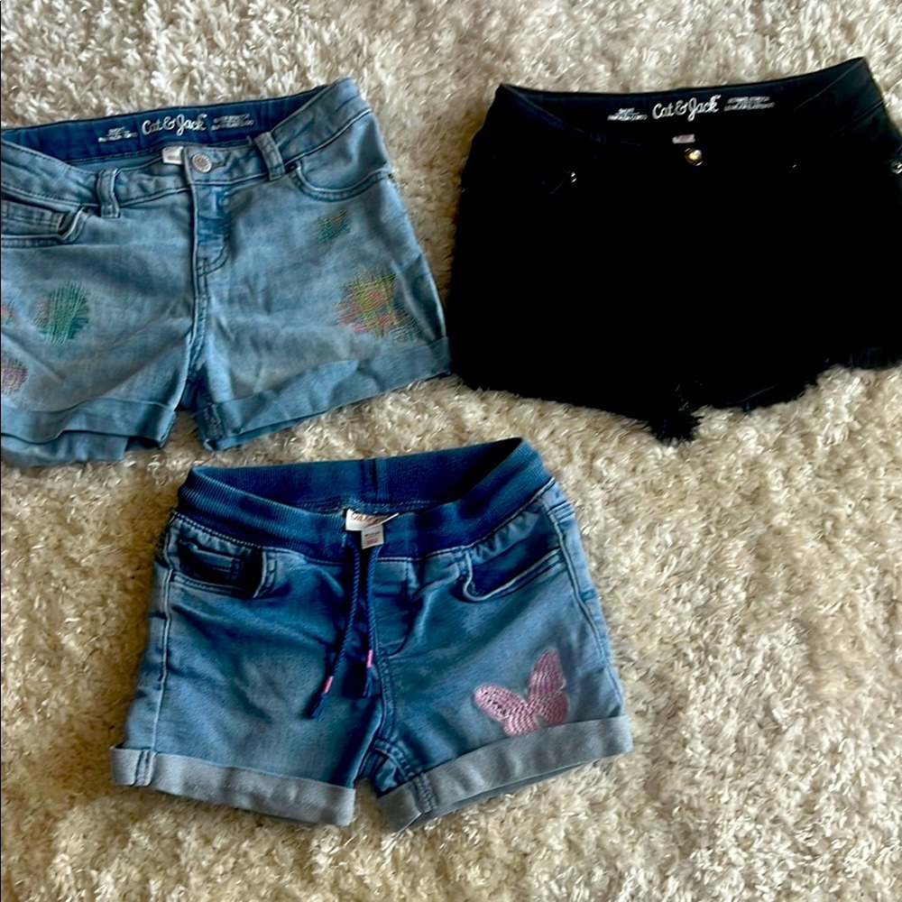 Girls Cat & Jack Denim Shorts